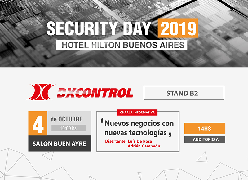 DX CONTROL EN SECURITY DAY 2019