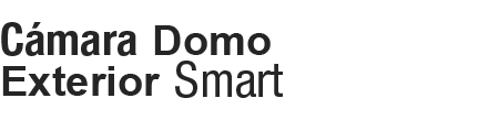 Cámara Domo Exterior Smart